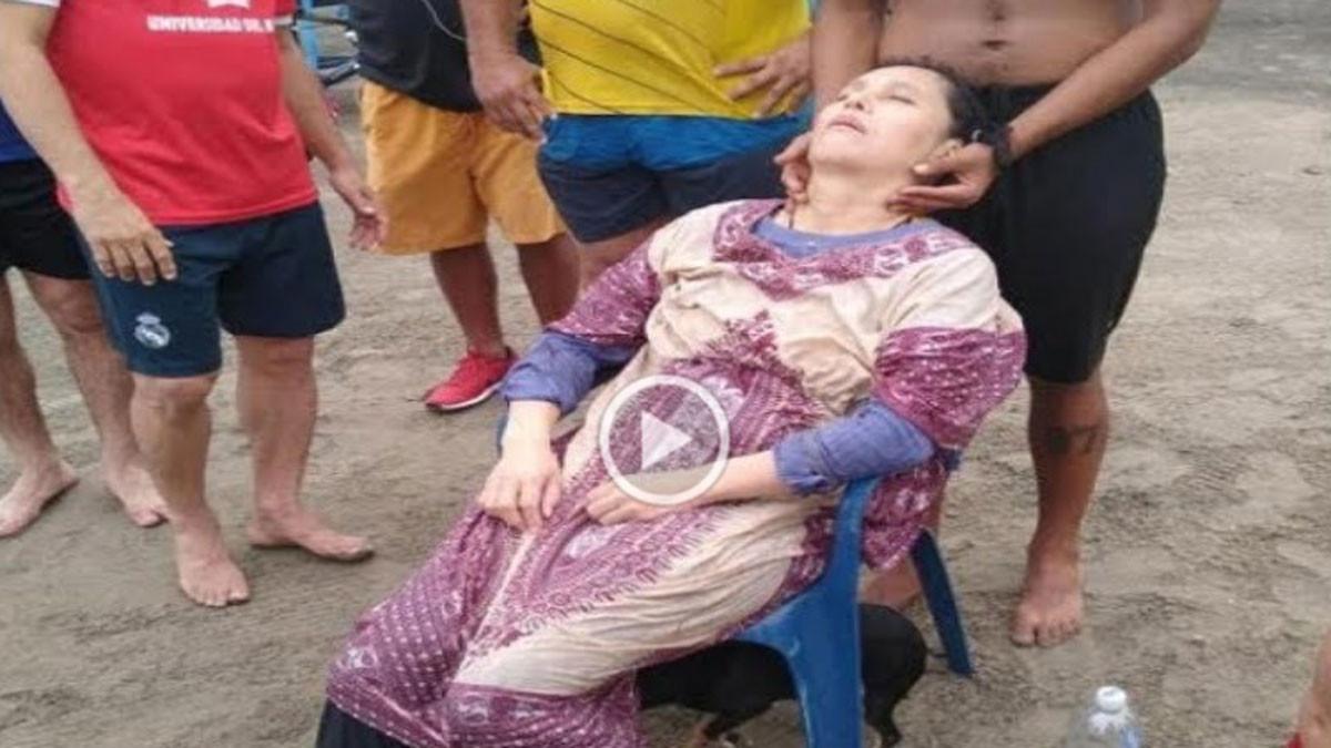 العثور على امرأة مفقودة منذُ عامين تطفو في البحر (صور وفيديو)