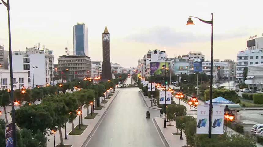 تسييج شارع الحبيب بورقيبة والأنهج المتفرعة عنه ….