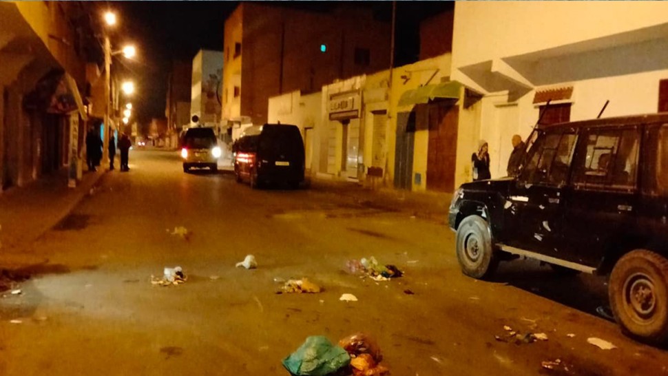 القصرين : تجدّد المناوشات بين عدد من الشبان ووحدات الأمن لـ الليلة الثالثة على التوالي