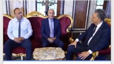 رئيس مجلس النواب إبراهيم بودربالة يستقبل النائبين الجديدين عدنان العلوش وحمزة بن عثمان بضيافي بقصر باردو، ويعلن عن موعد الجلسة الافتتاحية للدورة النيابية الرابعة يوم 7 أكتوبر 2025، مؤكداً أولويات البرلمان المقبلة.