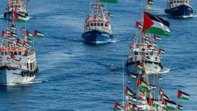 ترحيل 4 إيطاليين من أسطول الصمود المتجه إلى غزة بعد اعتراض الاحتلال لمراكبه