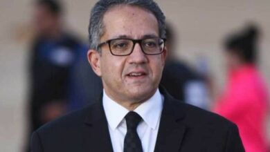 خالد العناني بعد فوزه بمنصب مدير عام منظمة اليونيسكو في باريس، 2025.