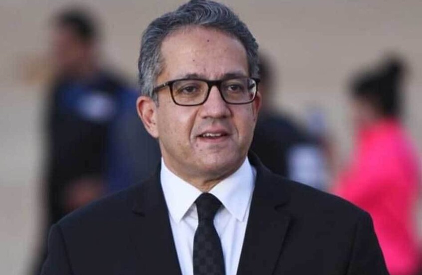 خالد العناني بعد فوزه بمنصب مدير عام منظمة اليونيسكو في باريس، 2025.