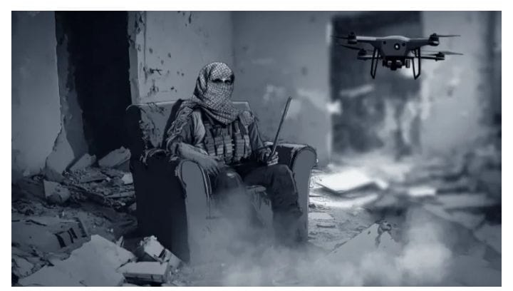 الكيان الإسرائيلي ينشر فيديو للشهيد يحيى السنوار قبل استشهاده في رفح