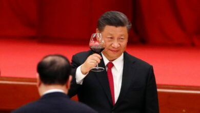 Xi Jinping lors de la commémoration de 1945 à Pékin