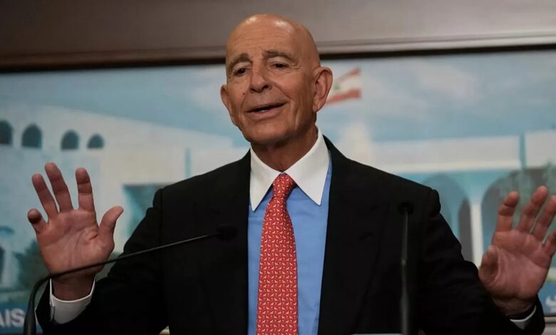 Tom Barrack, envoyé spécial américain pour la Syrie, déclare qu’Israël attaque Syrie, Liban et Tunisie dans une interview avec Sky News Arabia