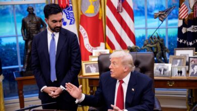 Zahran Mamdani et le président américain Donald Trump