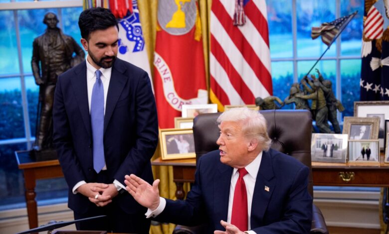 Zahran Mamdani et le président américain Donald Trump