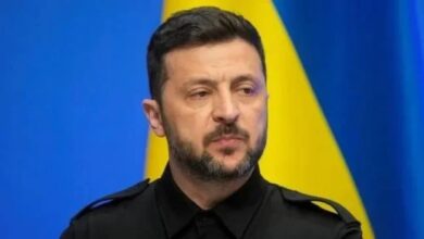 Le président ukrainien Volodymyr Zelensky