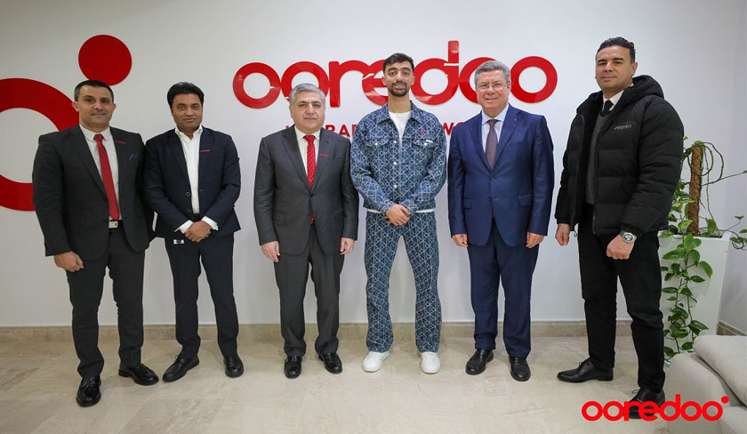 Ooredoo Tunisie Sponsor Officiel du Champion du monde Mohamed Khalil Jendoubi
