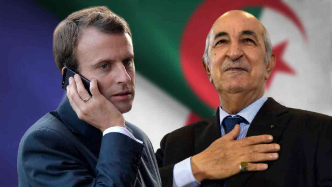 إعلام فرنسي: الرئيس الجزائري  يتجاهل ماكرون و لا يرد على اتصالاته  الهاتفية