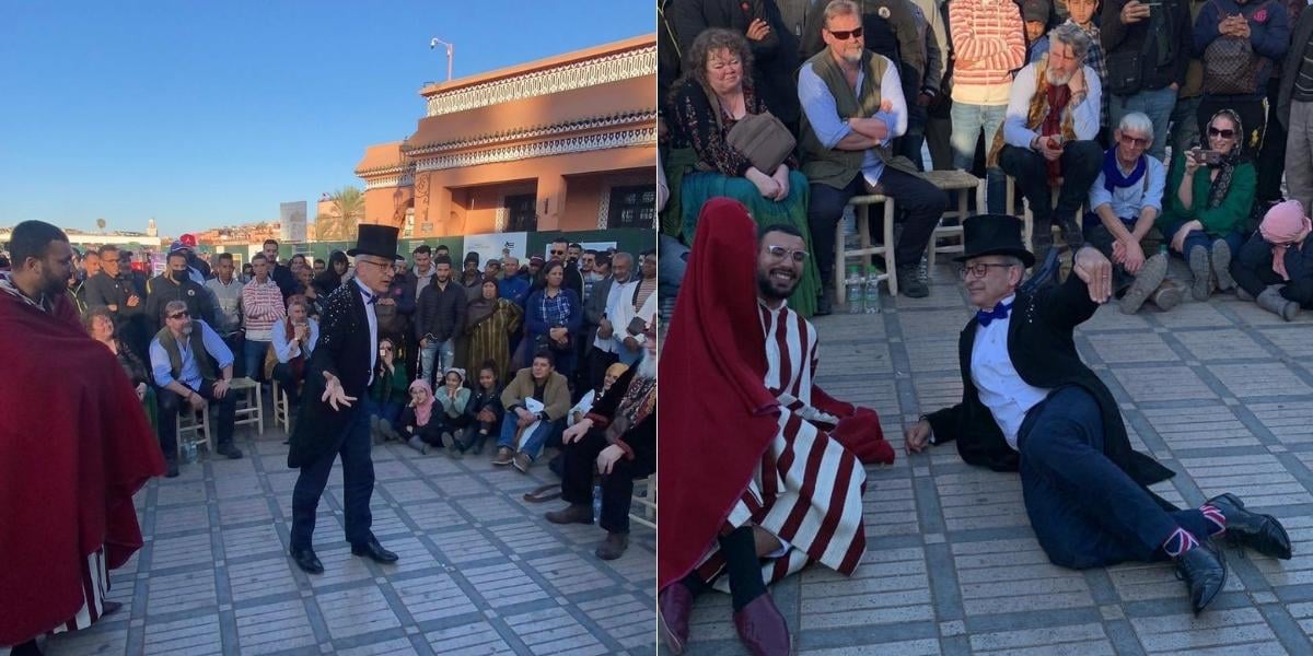 السفير البريطاني في المغرب يتحول إلى “ساحر”