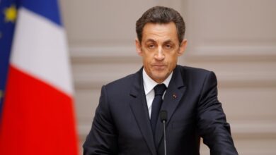 الرئيس الفرنسي الأسبق نيكولا ساركوزي