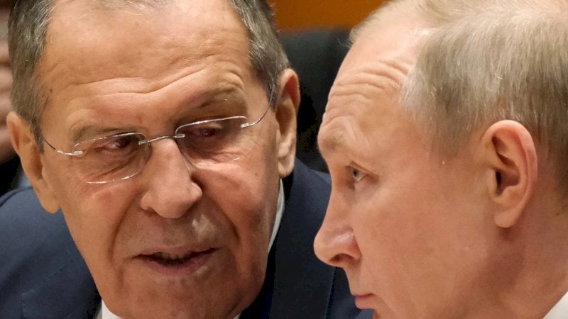 سيرغي لافروف& فلاديمير بوتين