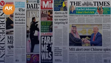 أبرز عناوين الصحف البريطانية ليوم الأربعاء 19 نوفمبر 2025