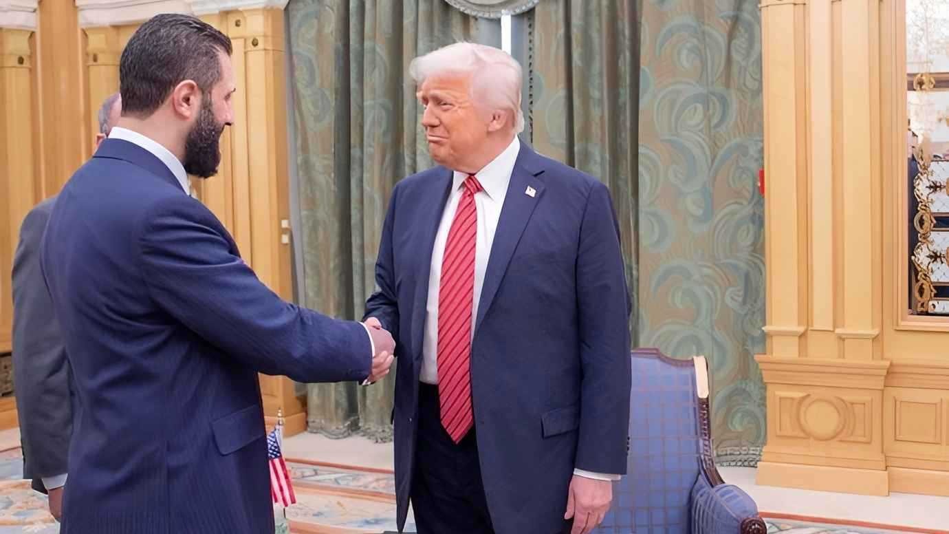 الرئيس السوري أحمد الشرع يلتقي ترامب بالبيت الأبيض