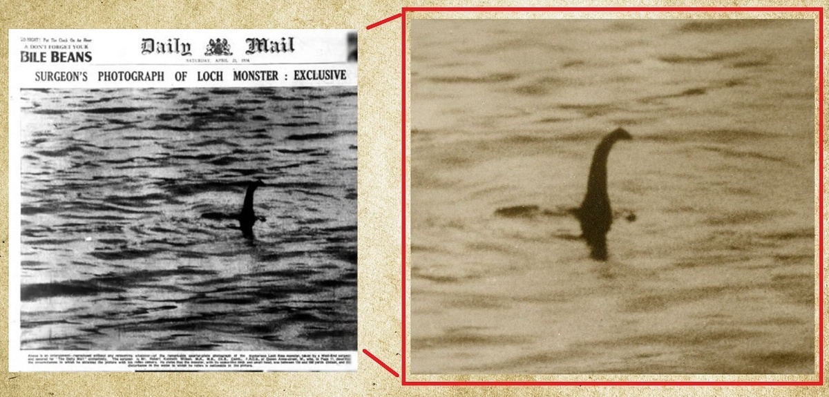 أول صورة لوحش بحيرة لوخ نيس
