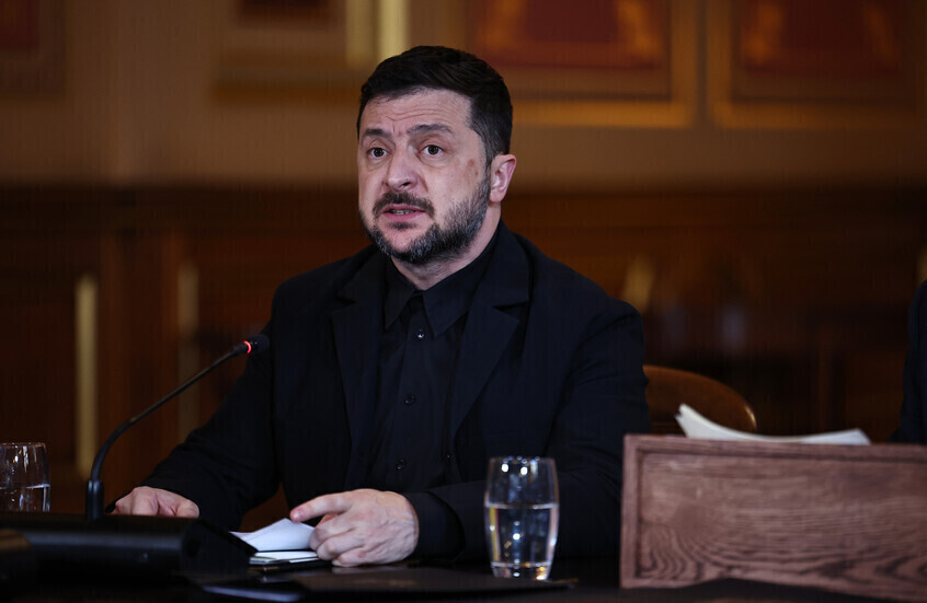 الرئيس الأوكراني فلاديمير زيلينسكي